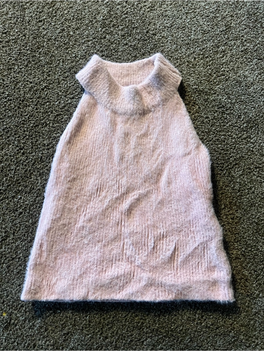 Sleeveless Mock Neck Knit Dress